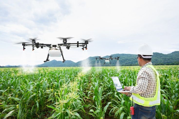 Drone used in agriculture